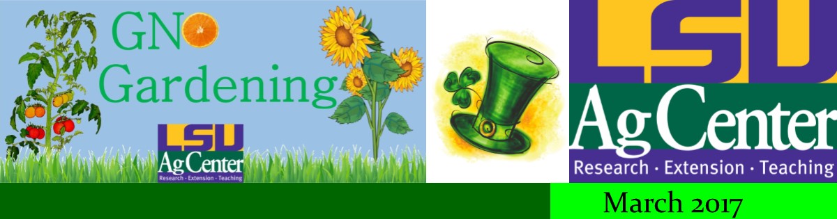 GNO Gardening March 2017 Newsletter